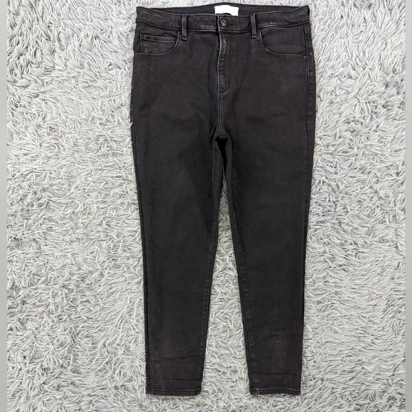 Abercrombie & Fitch Denim - Abercrombie & Fitch Jeans Women's 14 Short Black Super Skinny High Rise Stretch